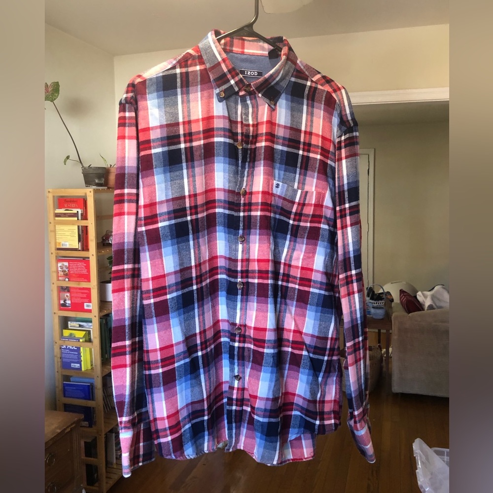 Izod Casual Flannel, Medium